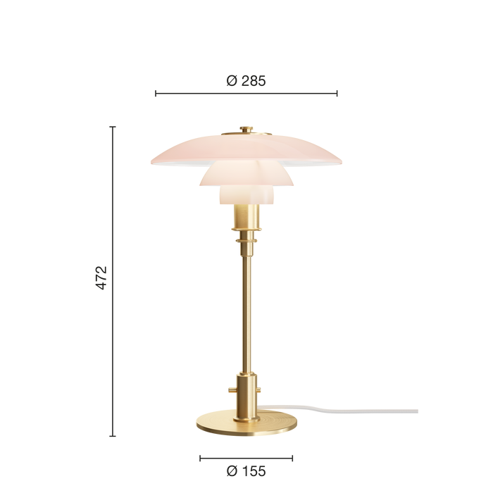 PH 3/2 桌燈 Pale Rose 系列｜2023 米蘭展限定款