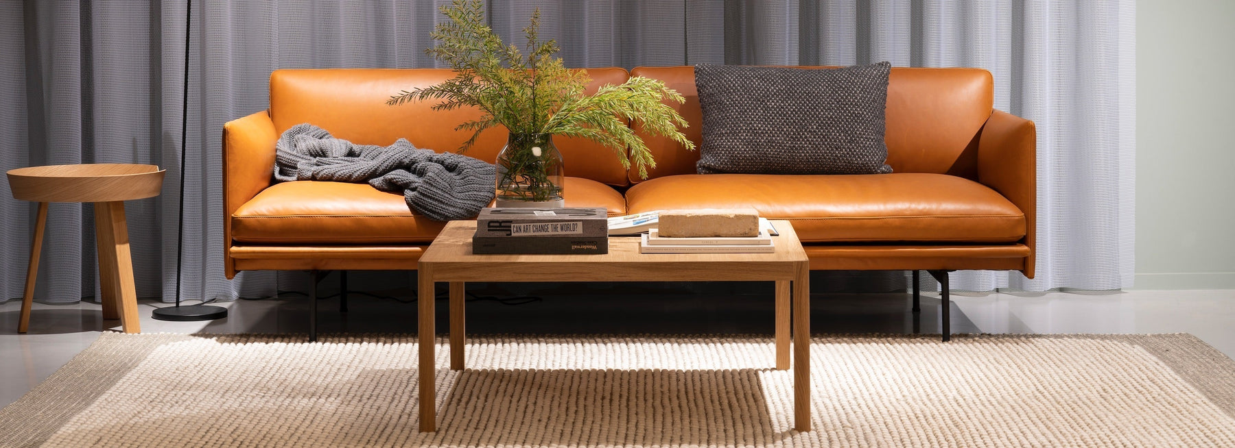 北歐風客廳沙發配色的 15 個配置靈感