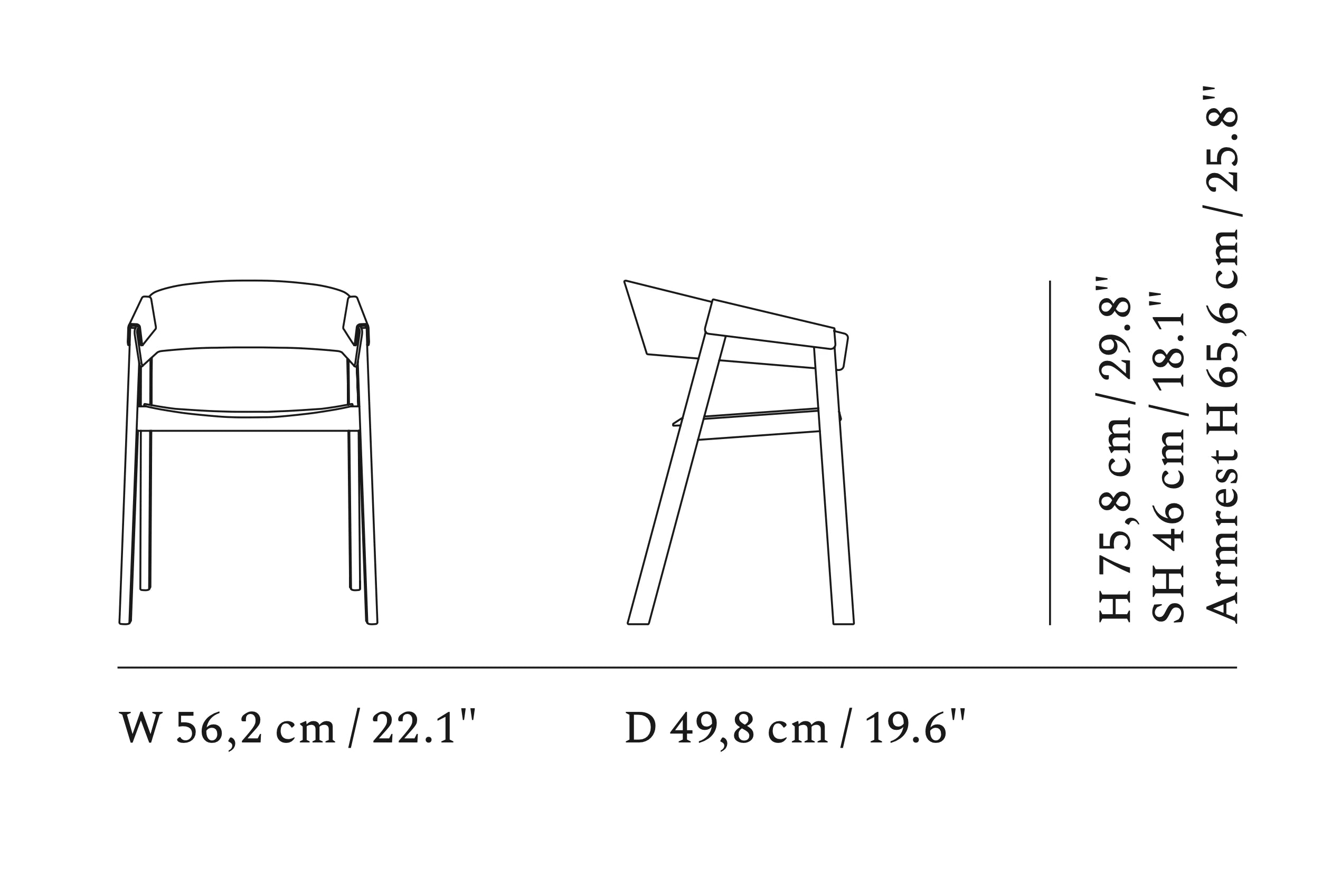 北歐餐椅推薦 Muuto Cover Armchair-16