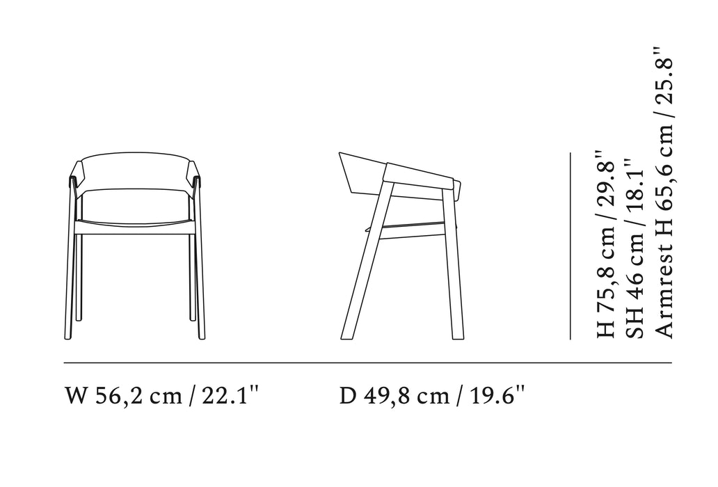 Cover Armchair 擁抱扶手椅 - 坐墊包覆款 -  Muuto 居雅堂 JYT Design