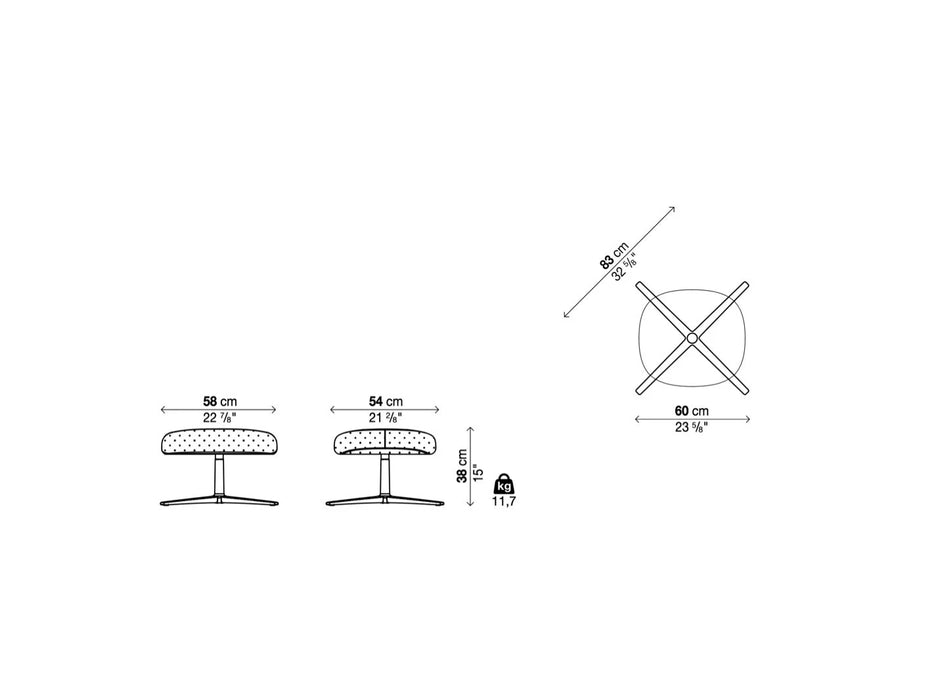 Dua Relax 合二為一 / 高背 主人椅．休閒扶手椅 Kristalia 居雅堂 JYT Design