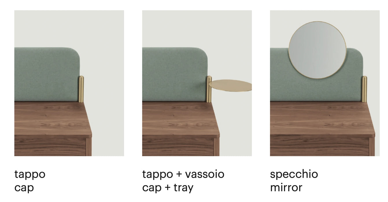 北歐風化妝台．梳妝台｜義大利 Bolzan Flag 系列-7