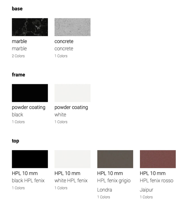 Jey Side Table 奈米塗層邊桌．大理石底座 x 提把款 Lapalma 居雅堂 JYT Design