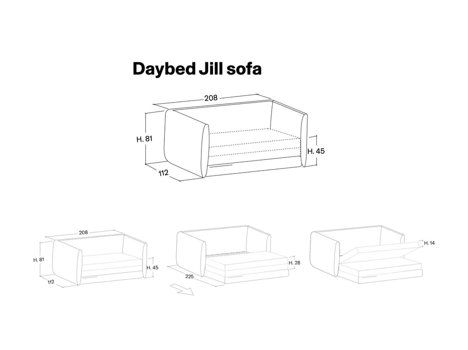 吉兒沙發床 Jill Daybed Bolzan 居雅堂 JYT Design