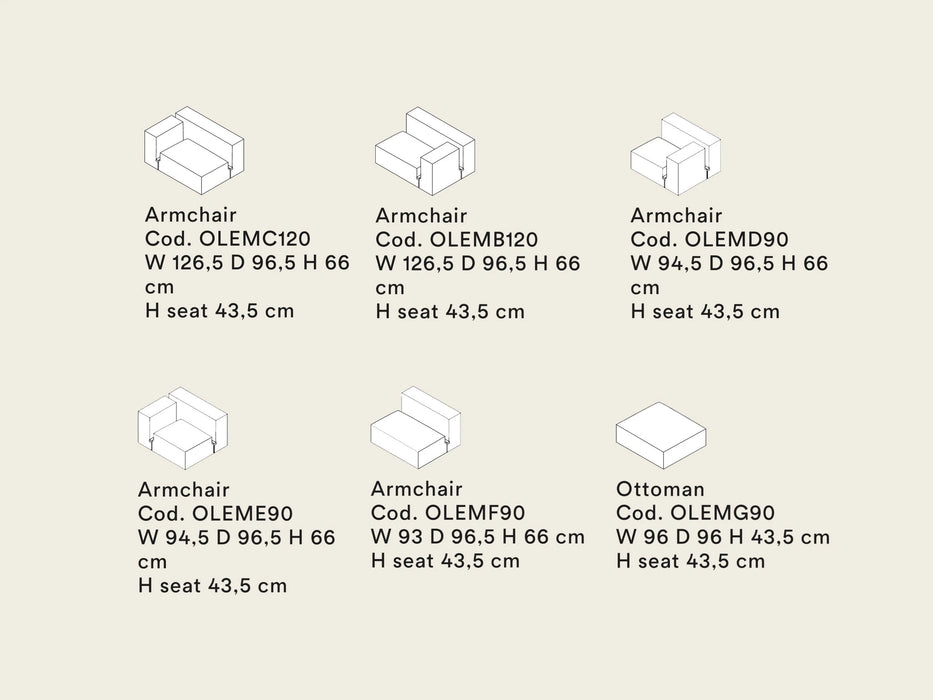 Le Mura Sofa 模組沙發 Tacchini 居雅堂 JYT Design