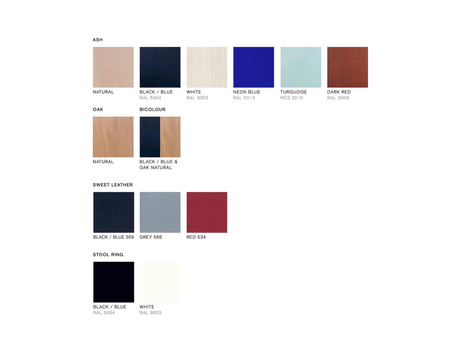 MC5 Solo Stool 索羅實木矮凳 座高 45cm -  Mattiazzi 居雅堂 JYT Design