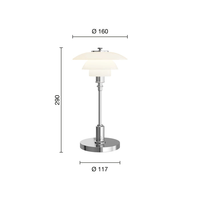 PH 1/1 Portable 百年紀念 北歐充電桌燈 Louis Poulsen 台灣總代理 - 居雅堂 JYT Design 