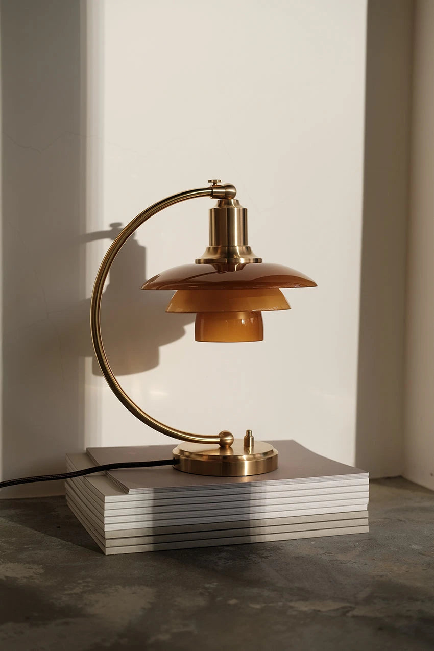 北歐桌燈推薦：Louis Poulsen PH 2/2 Luna 桌燈 2023 年度暨亞洲限量款．琥珀色燈罩款-9 