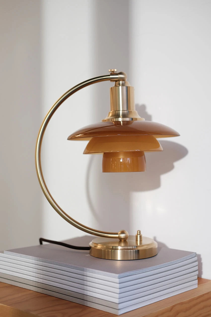 北歐桌燈推薦：Louis Poulsen PH 2/2 Luna 桌燈 2023 年度暨亞洲限量款．琥珀色燈罩款-10