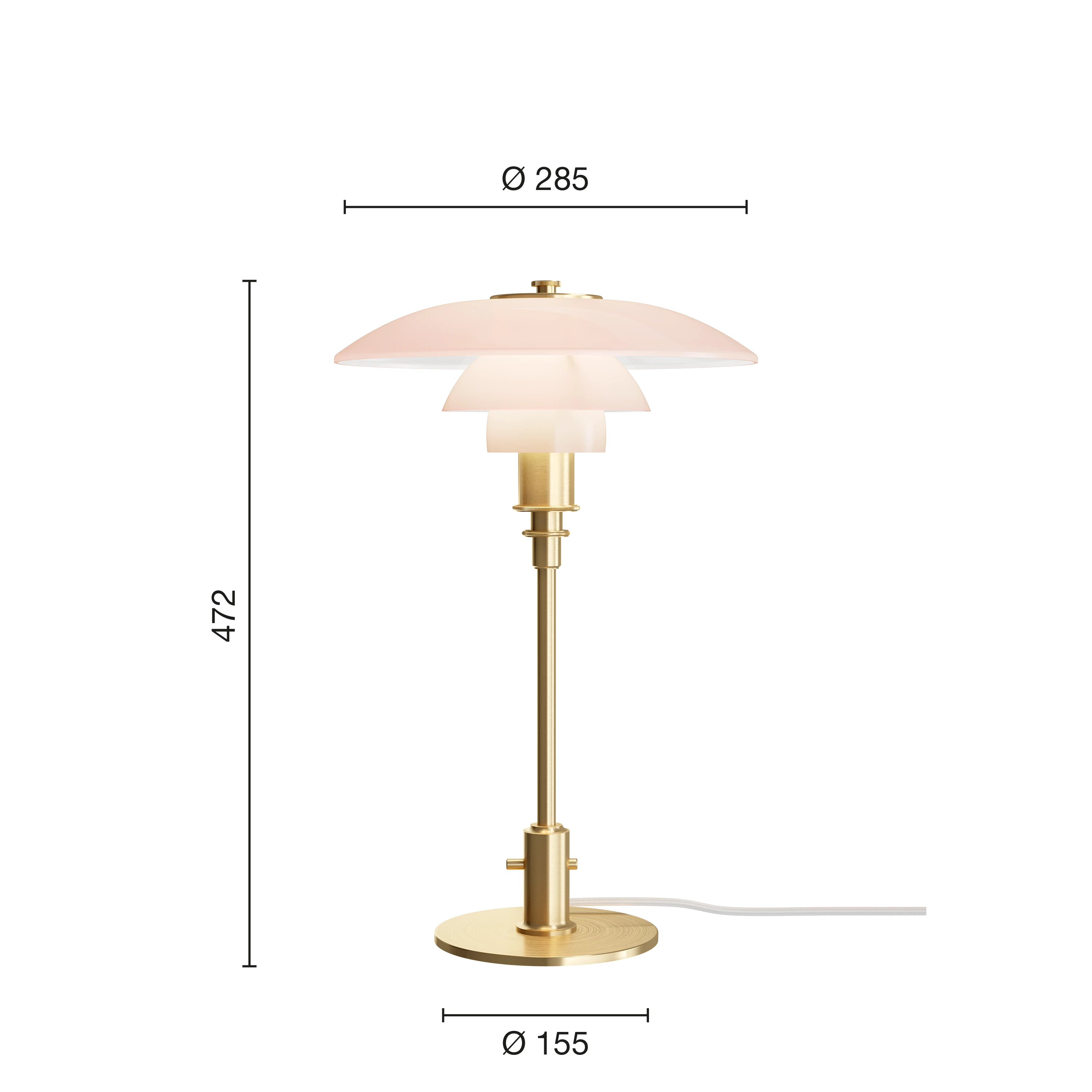 PH 3/2 桌燈 Pale Rose 系列｜2023 米蘭展限定款 Louis Poulsen 居雅堂 JYT Design