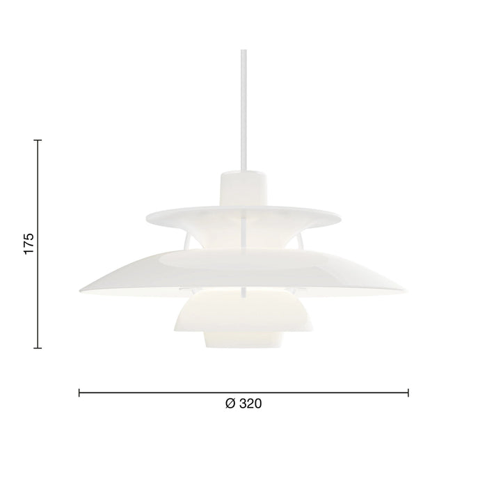 PH 5 320 Opal 半透光 吊燈 Louis Poulsen 台灣總代理 - 居雅堂 JYT Design 