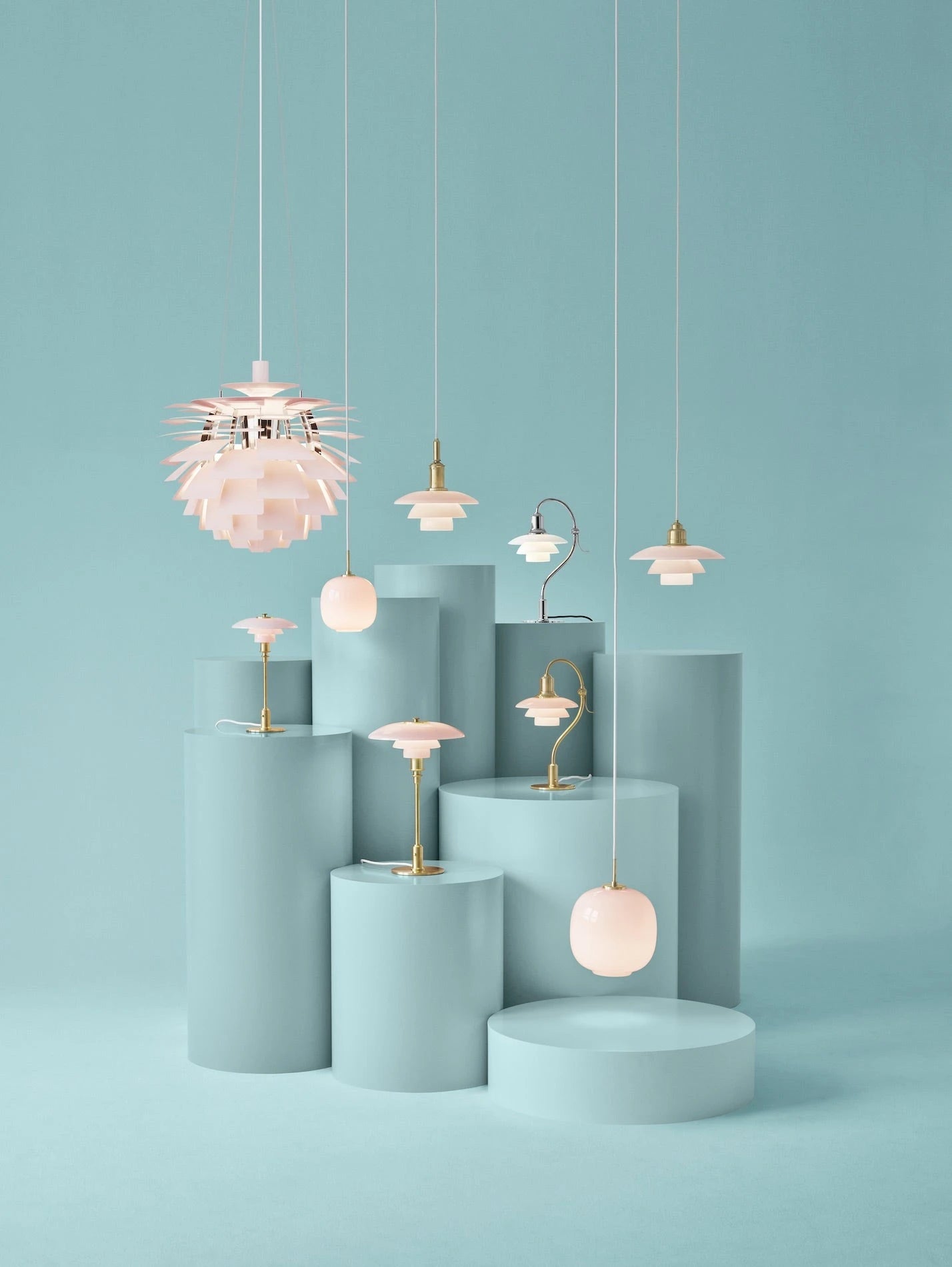 PH Artichoke 松果吊燈 Pale Rose 系列．2023 米蘭展限定款 Louis Poulsen 居雅堂 JYT Design
