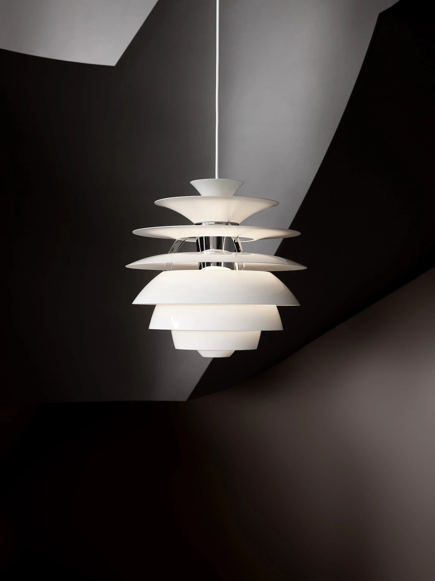 吊燈推薦：客廳吊燈．餐桌吊燈．北歐吊燈Louis Poulsen PH Snowball 雪球吊燈-2