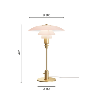 PH 3/2 桌燈 Pale Rose 系列｜2023 米蘭展限定款