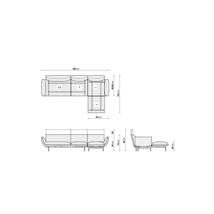 Tenso Sofa 探索沙發 休閒躺椅沙發 Kristalia 居雅堂 JYT Design
