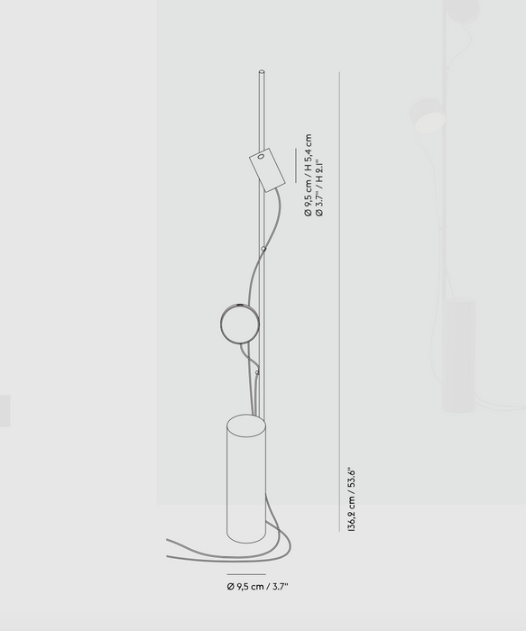 Post Floor Lamp 姿態立燈