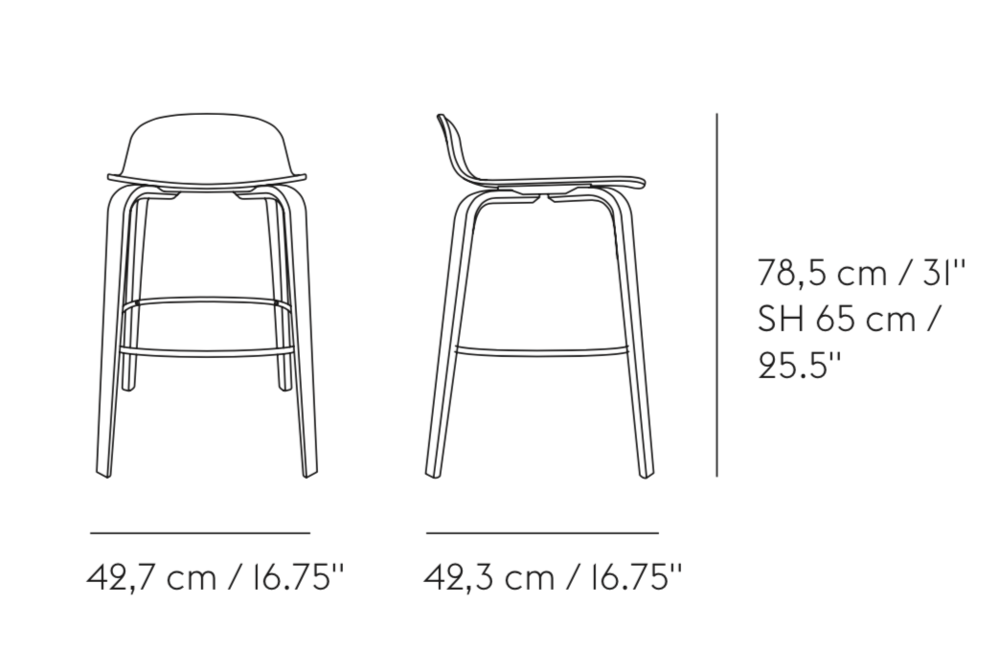 Visu Bar Stool 薇蘇中島椅 座高 65cm