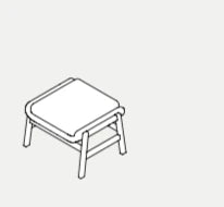 Agnese Ottoman Chair 椅凳 Tacchini 居雅堂 JYT Design