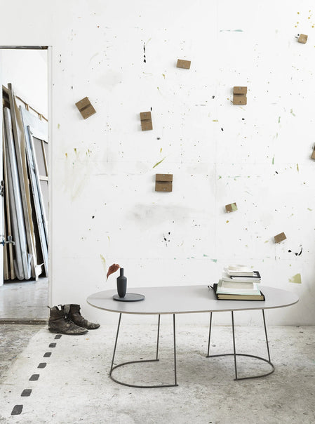 Airy Coffee Table 空氣美學邊桌 半圓款式 Muuto 居雅堂 JYT Design