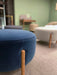 Bolzan Flag Pouf 椅凳  坐墊款 / 深藍色紡織椅座 胡桃木椅腳  ( 台中展示優品 ) Bolzan 居雅堂 JYT Design
