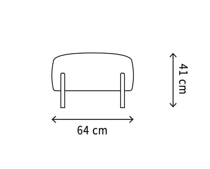 Bolzan Flag Pouf 椅凳  坐墊款 / 深藍色紡織椅座 胡桃木椅腳  ( 台中展示優品 ) Bolzan 居雅堂 JYT Design