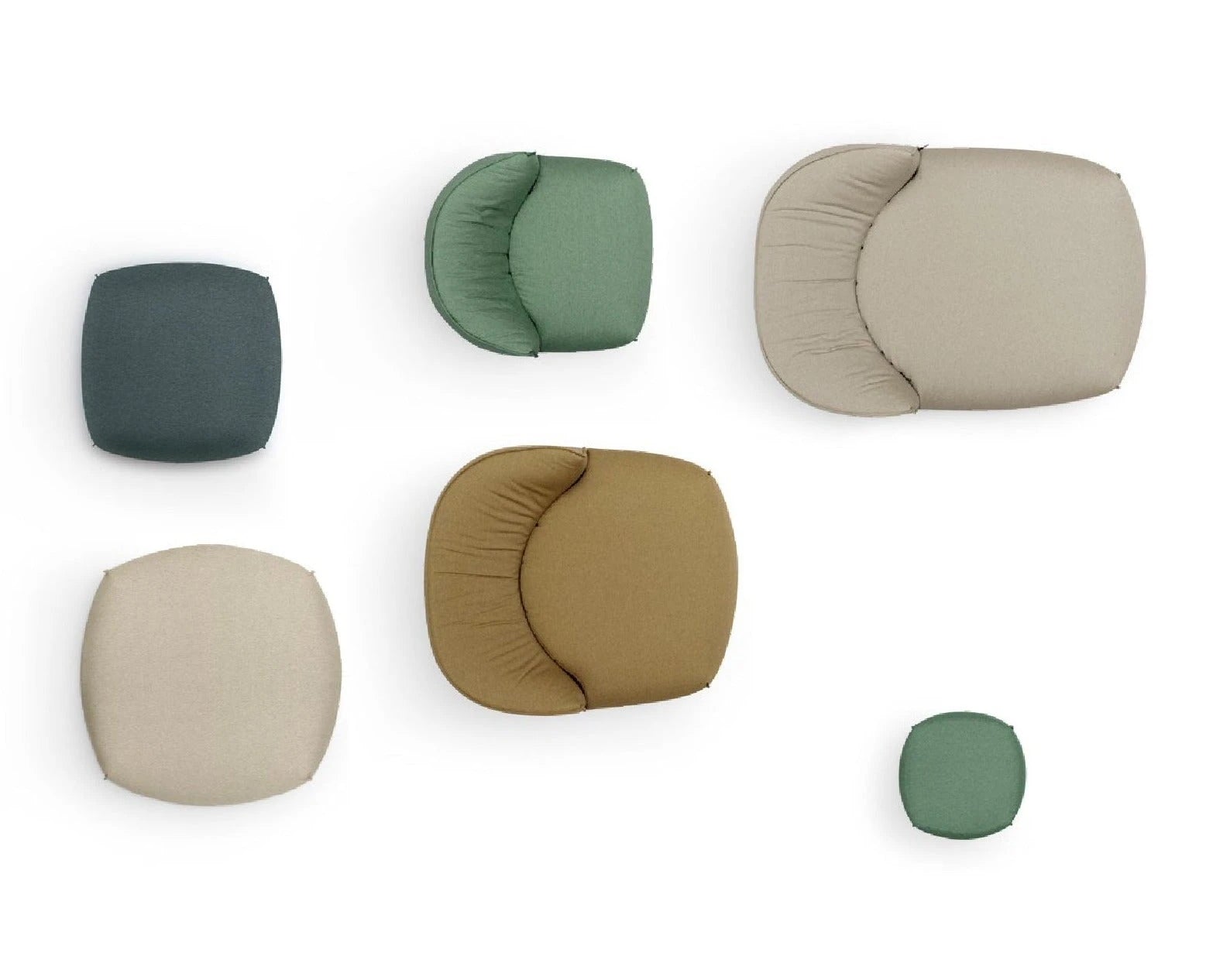 沙發床推薦: 義大利家具 Kristalia Brioni Sofa 島嶼沙發床 -5