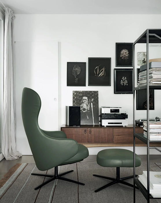 義大利家具 Kristalia Dua Relax 高背 主人椅．休閒扶手椅-4