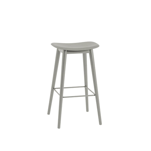 Fiber Barstool 木纖吧台椅 - 橡木椅腳 / 座高 75cm Muuto 居雅堂 JYT Design
