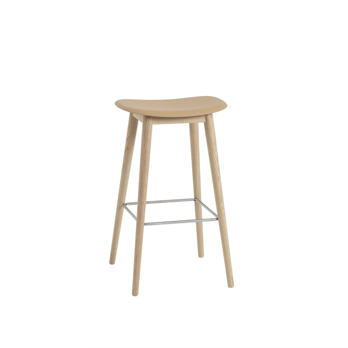 Fiber Barstool 木纖吧台椅 - 橡木椅腳 / 座高 75cm Muuto 居雅堂 JYT Design