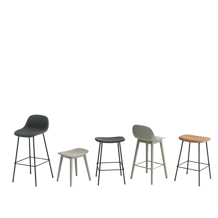Fiber Barstool 木纖吧台椅 - 金屬椅腳 / 座高 75cm