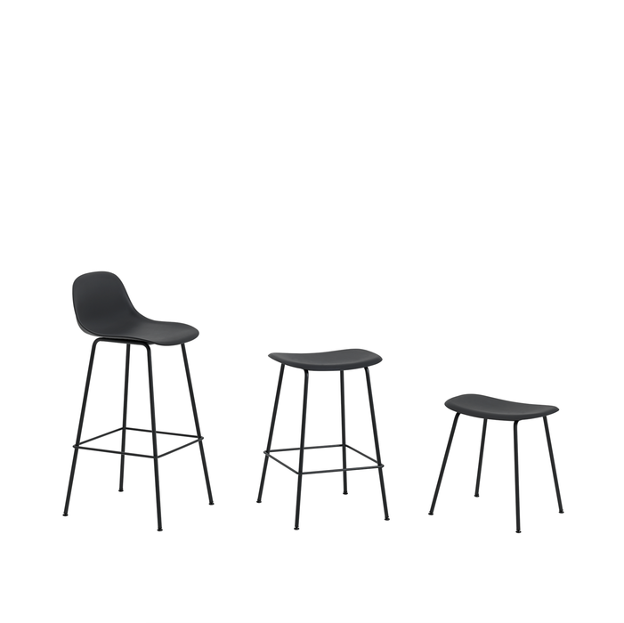 Fiber Barstool 木纖吧台椅 - 金屬椅腳 / 座高 75cm