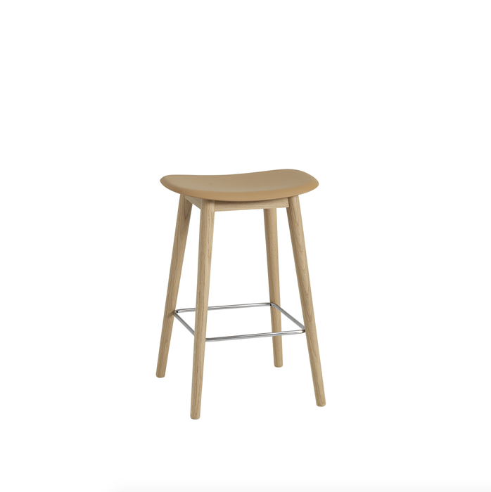 Fiber Barstool 木纖中島椅 - 橡木椅腳 / 座高 65cm