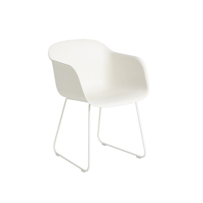 Fiber Armchair Sled Base 木纖扶手椅 - U 型腳