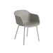 北歐餐椅 Fiber Armchair 單柱椅腳木纖單椅 - 灰色