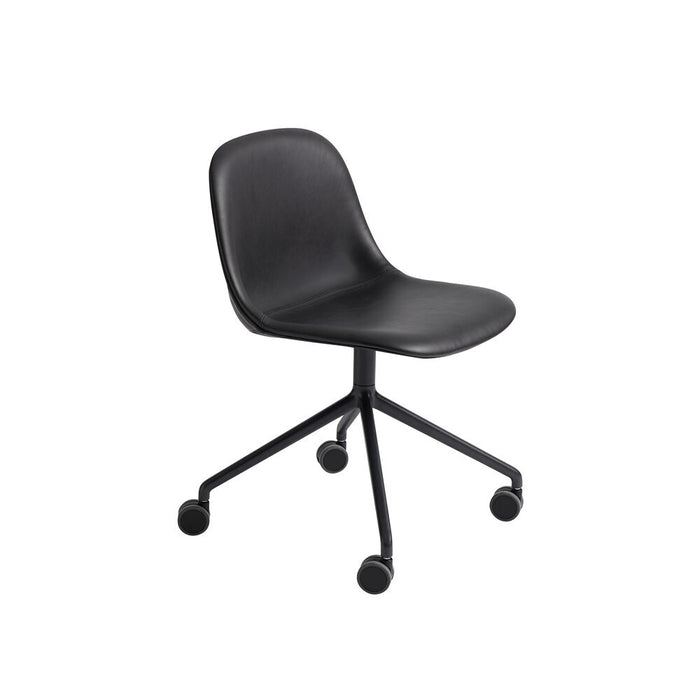 Fiber Side Chair Swivel Base W. Castors 木纖辦公椅 - 附輪 / 椅面包覆