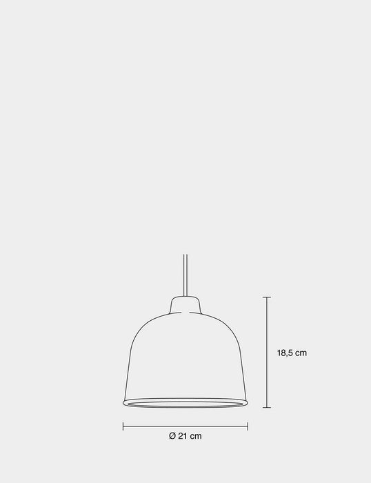 Grain 竹纖圓鐘吊燈 -  Muuto 居雅堂 JYT Design