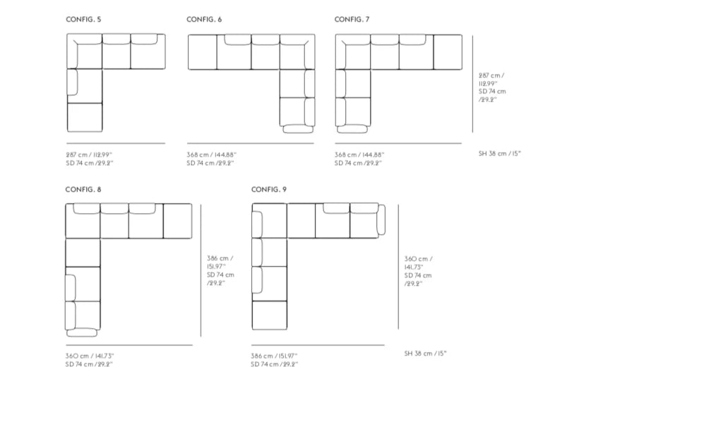 L 型沙發．北歐進口沙發 Muuto In Situ 模組沙發-33