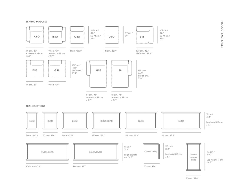 In Situ 模組沙發 4 人座 (組合配置1) Muuto 居雅堂 JYT Design