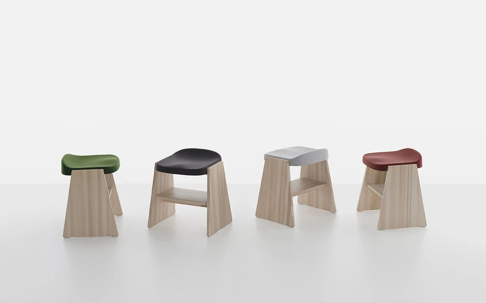 MC19 Fronda Low Stool 佛朗達實木矮凳 / 軟墊版 Mattiazzi 居雅堂 JYT Design