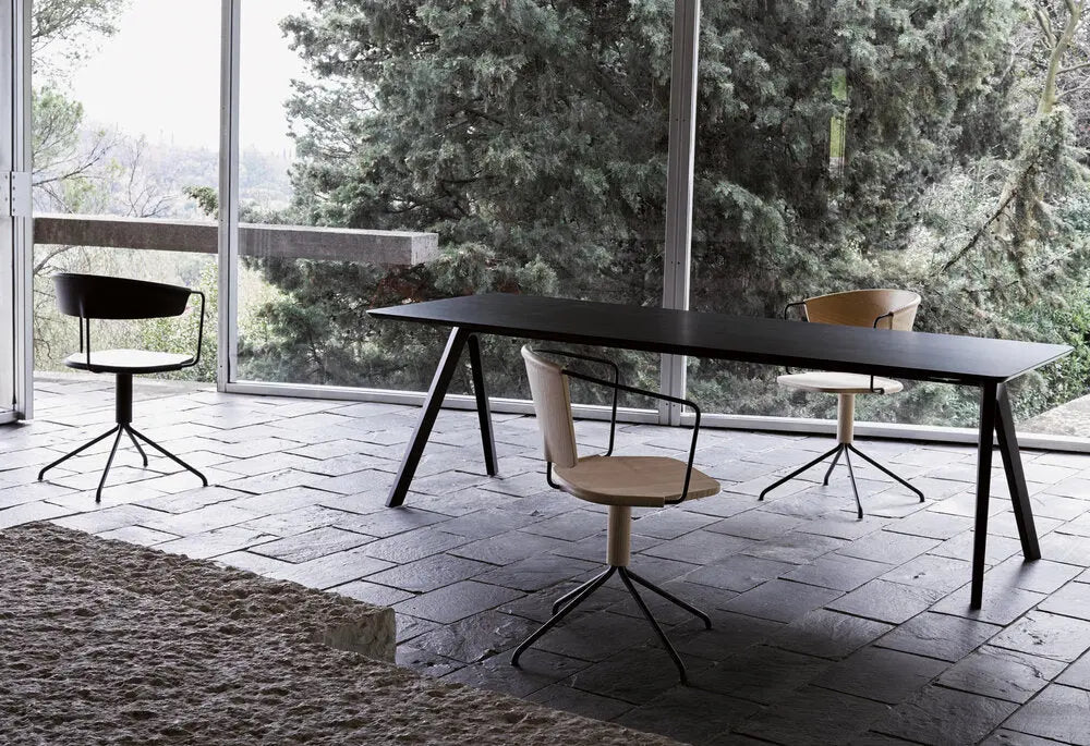 MC9 Uncino Version 伍奇諾實木旋轉座椅 - A 款寬背 Mattiazzi 居雅堂 JYT Design