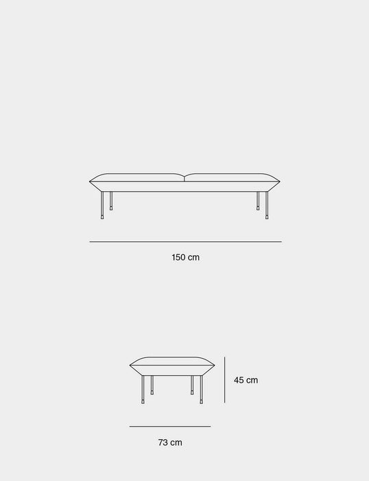 Oslo Bench 歐斯諾沙發 - 長凳 -  Muuto 居雅堂 JYT Design