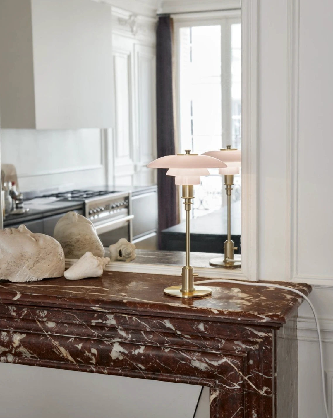 PH 2/1 Pale Rose Table 淡粉玫瑰色黃銅桌燈 | 2022 米蘭展限定款 Louis Poulsen 居雅堂 JYT Design