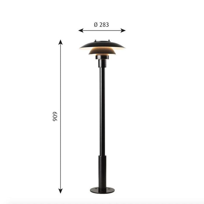 戶外柱燈｜北歐燈具 Louis Poulsen PH 3-2½ Bollard-3