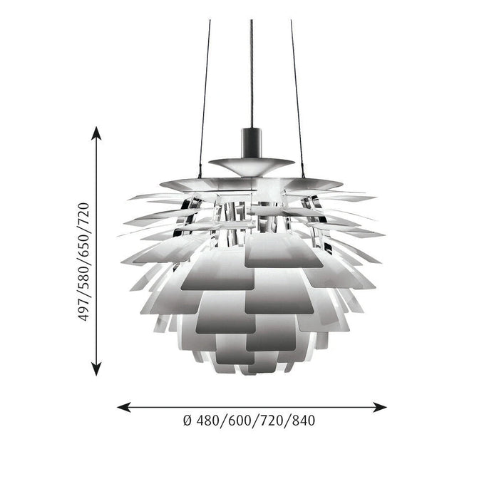 吊燈推薦：客廳吊燈．餐桌吊燈．北歐吊燈Louis Poulsen PH Artichoke 松果吊燈-1