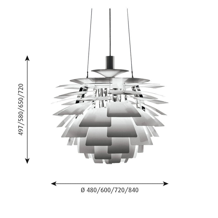 吊燈推薦：客廳吊燈．餐桌吊燈．北歐吊燈Louis Poulsen PH Artichoke 松果吊燈-3