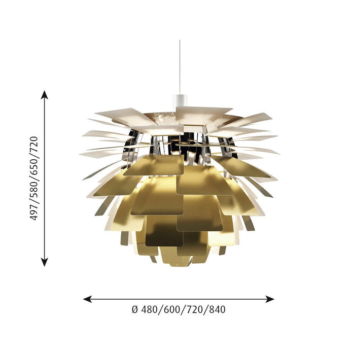 吊燈推薦：客廳吊燈．餐桌吊燈．北歐吊燈Louis Poulsen PH Artichoke 松果吊燈-4
