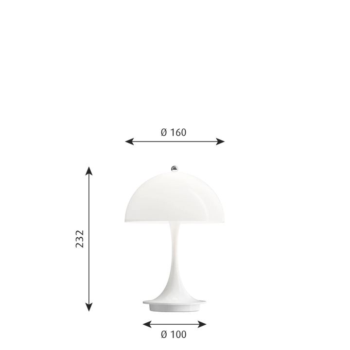 無線桌燈：丹麥蘑菇燈品牌 Louis Poulsen Panthella Portable 160 V2 潘朵拉充電桌燈 -25