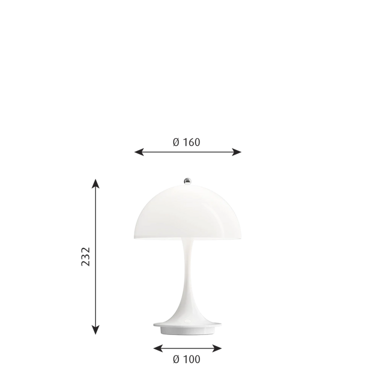 無線桌燈：丹麥蘑菇燈品牌 Louis Poulsen Panthella Portable 160 V2 潘朵拉充電桌燈 -25
