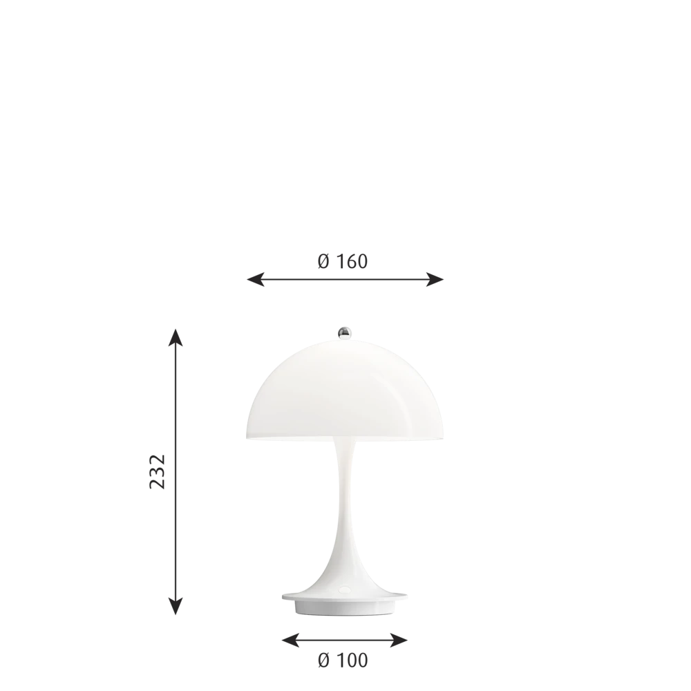 無線桌燈：丹麥蘑菇燈品牌 Louis Poulsen Panthella Portable 160 V2 潘朵拉充電桌燈 -25