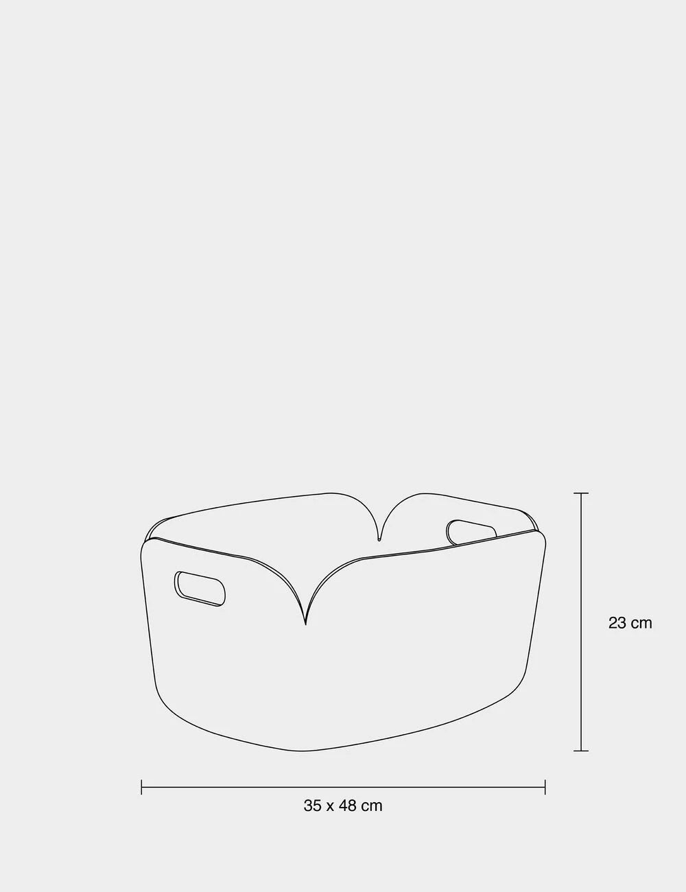 Restore Basket 置物籃 48x35 cm -  Muuto 居雅堂 JYT Design